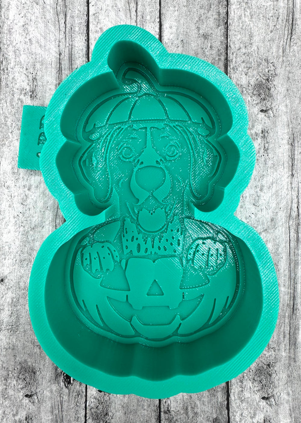 German Shorthair in a Pumpkin Freshie Silicone Mold