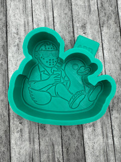 Jason on a Float Freshie Silicone Mold