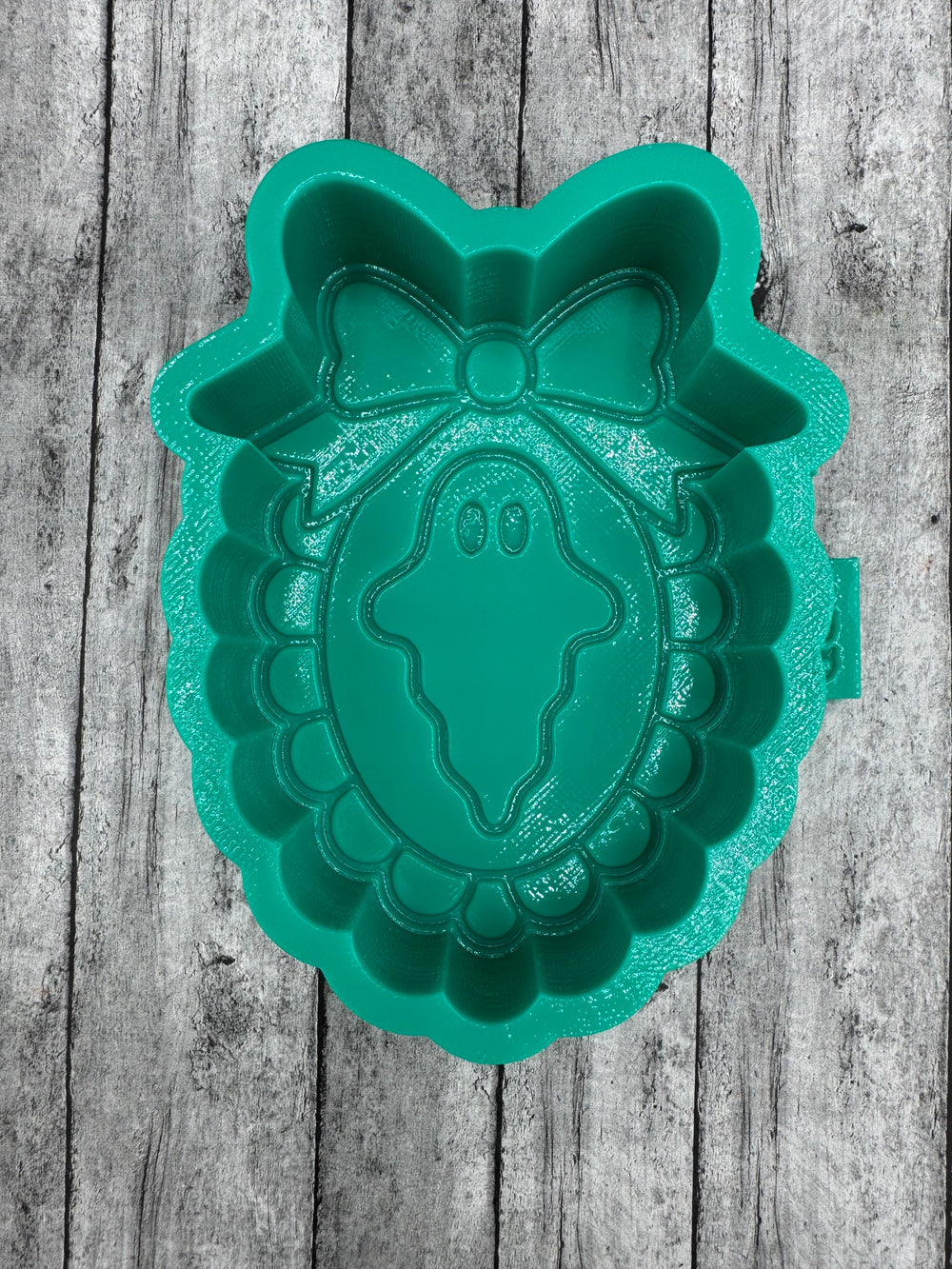 MINI Ghost Framed Bow Freshie Silicone Mold