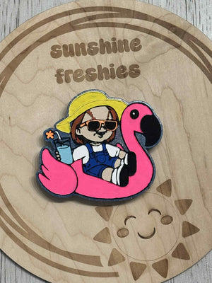 Chuckie on a Float Freshie Silicone Mold