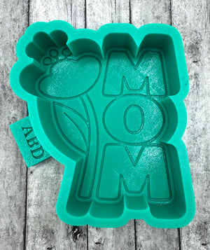 Mom with Flower Freshie Silicone Mold