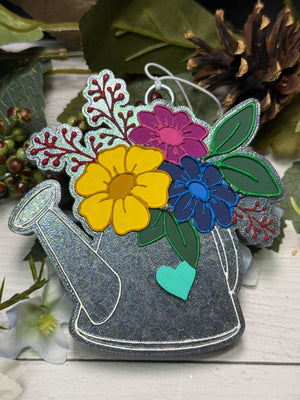 Water Can with Flowers Freshie Silicone Mold
