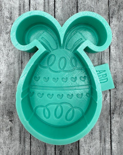 Easter Egg with Bunny Ears Freshie Silicone Mold