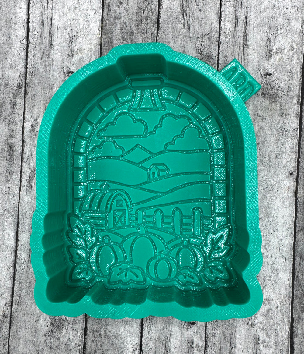 Farm Fall Scene Freshie Silicone Mold