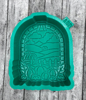 Farm Fall Scene Freshie Silicone Mold