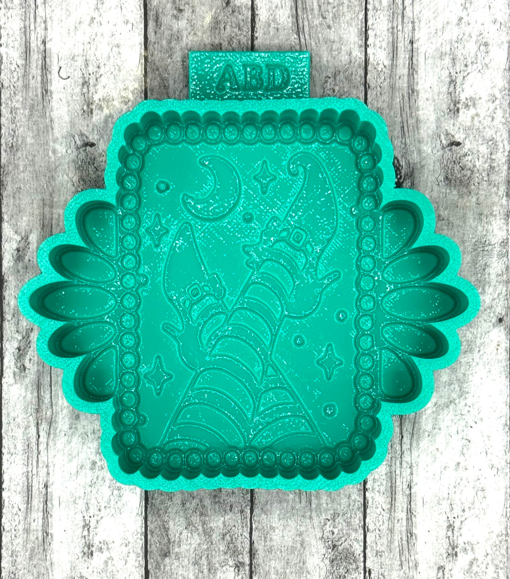 Witches Legs Fancy Framed Freshie Silicone Mold