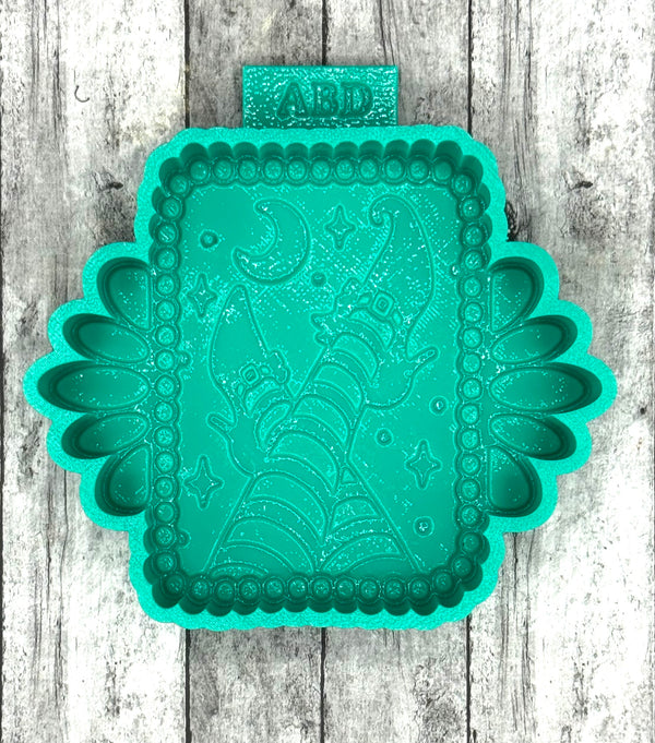 Witches Legs Fancy Framed Freshie Silicone Mold