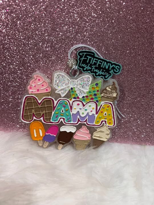 Mama Icecream Scene Freshie Silicone Mold