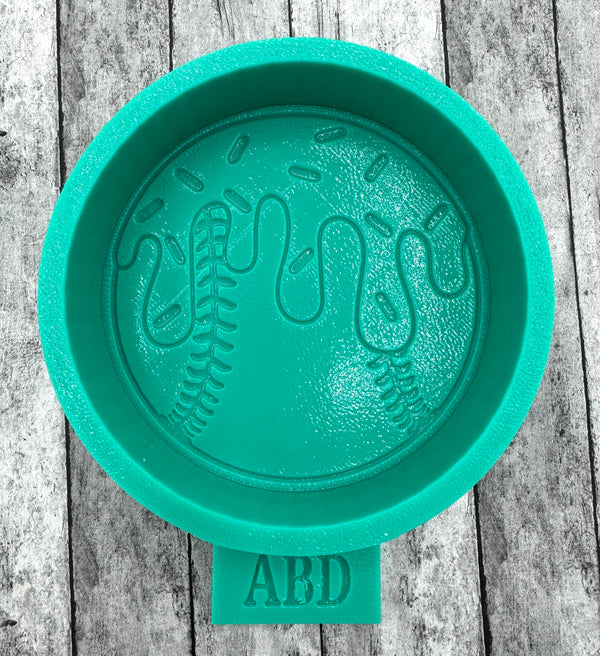 Baseball Drip Freshie Silicone Mold