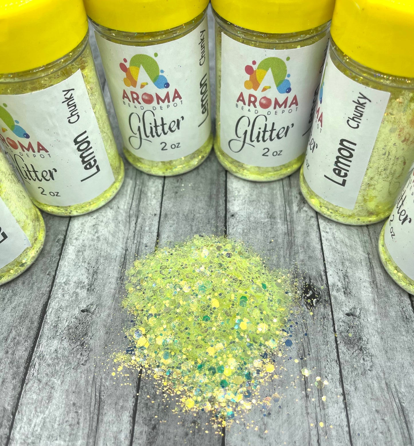 Lemon Chunky Glitter Mix