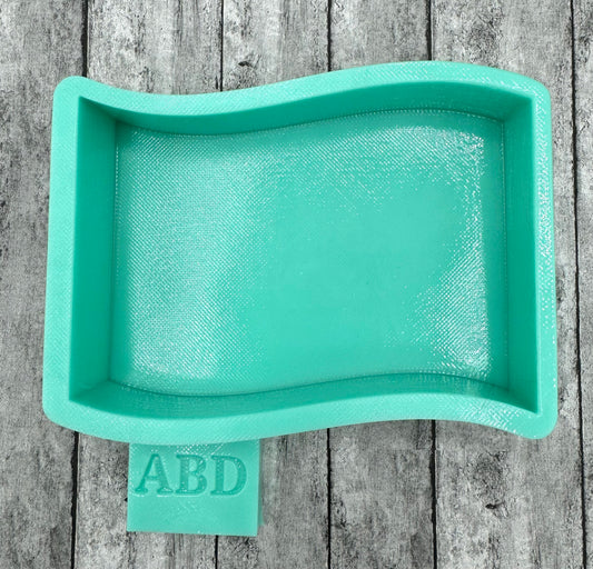 Plain Flag Freshie Mold