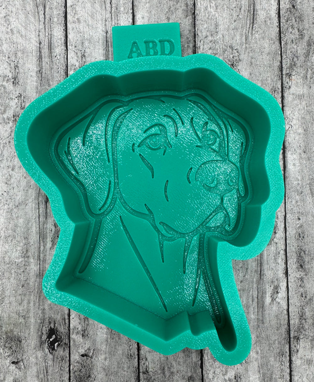 Great Dane Head Freshie Silicone Mold