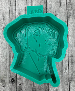 Great Dane Head Freshie Silicone Mold