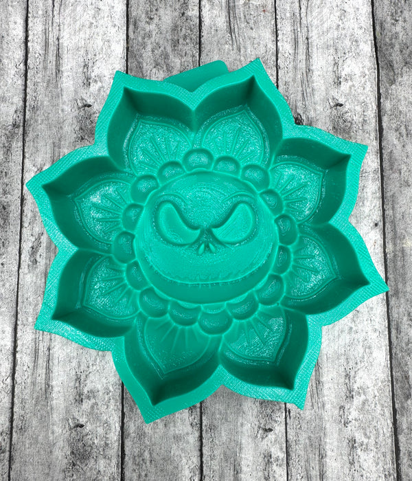3D Jack Skeleton Flower Silicone Mold