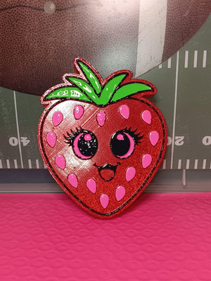 Cute Strawberry Freshie Silicone Mold