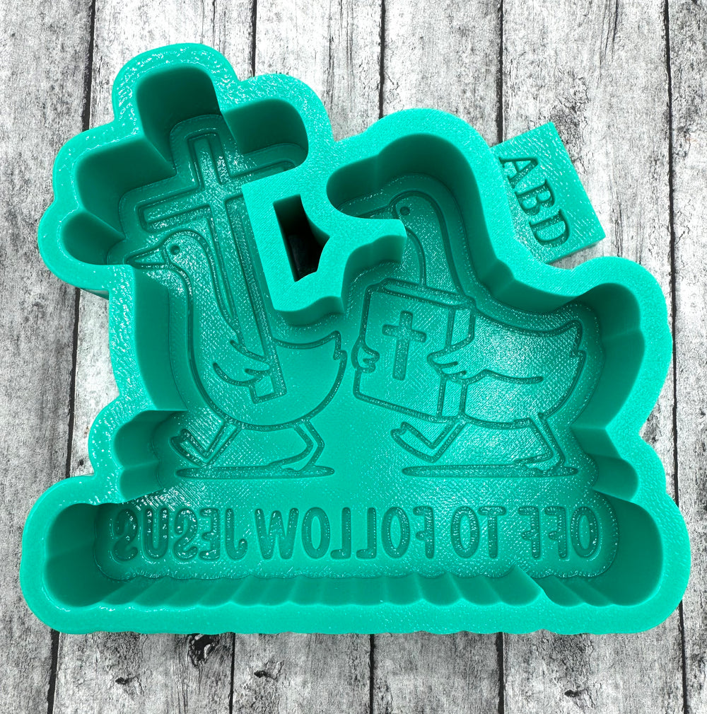 Off to Follow Jesus Freshie Silicone Mold