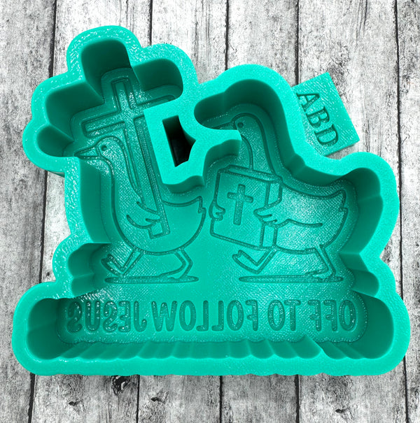 Off to Follow Jesus Freshie Silicone Mold