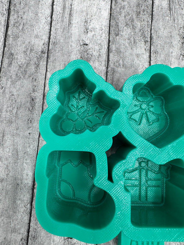 Christmas Charm Freshie Silicone Mold