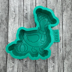 Pumpkin Laying Goose Freshie Silicone Mold