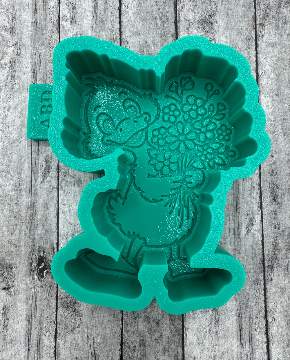 Duck Goose with Bouquet Freshie Silicone Mold