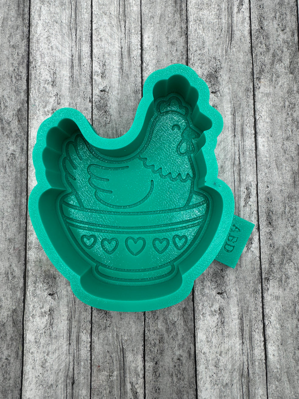 Vintage Chicken in Bowl Freshie Silicone Mold