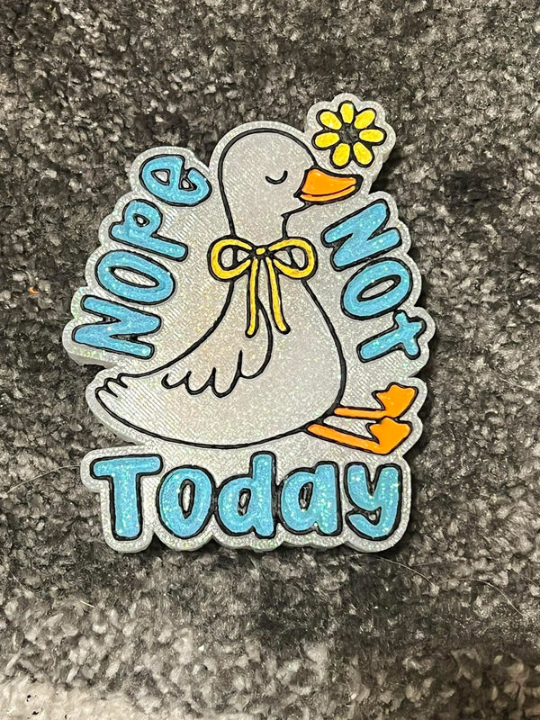 Nope Not Today Goose Freshie Silicone Mold