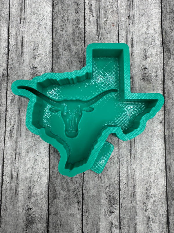 3D Texas Long Horn Silicone Mold