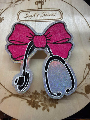 Bow and Stethoscope Freshie Mold
