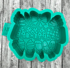 Mama Icecream Scene Freshie Silicone Mold