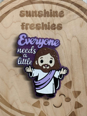 Everyone Needs A Little Jesus Freshie Silicone Mold