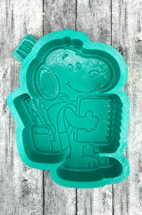 Beagle Dog Back to School Freshie Silicone Mold