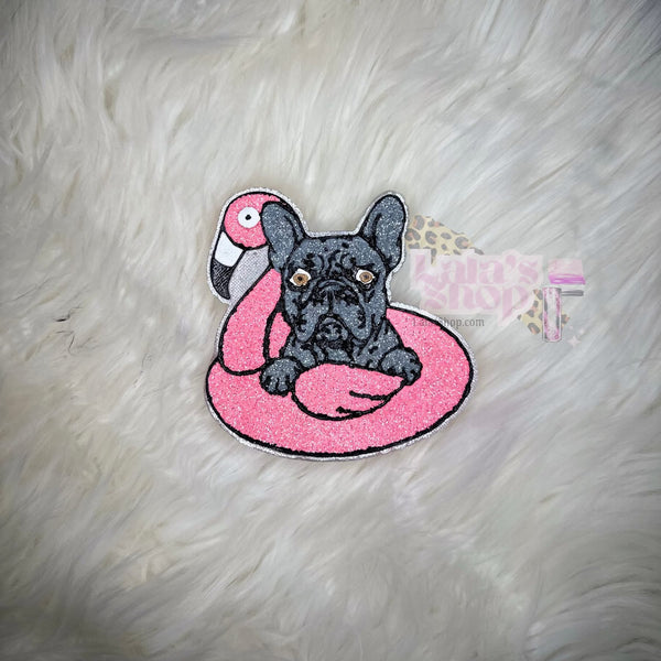 Frenchie Dog on a Float Freshie Silicone Mold