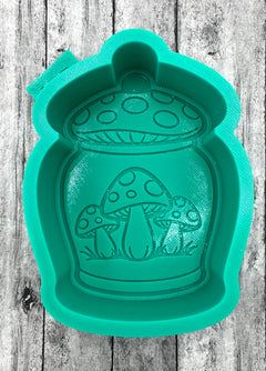 Vintage Mushroom Canister Freshie Silicone Mold