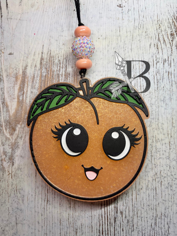 Cute Peach Freshie Silicone Mold