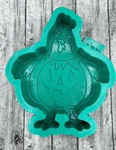 Chicken in a Pumpkin Silicone Mold
