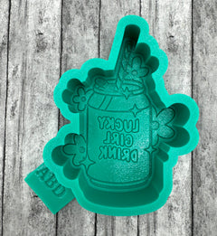 Lucky Girl Drink Can Freshie Silicone Mold