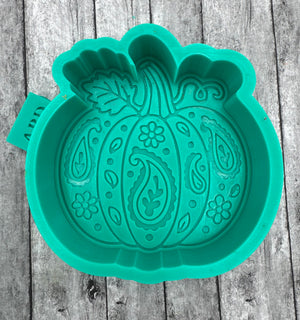 Pumpkin Paisley Freshie Silicone Mold