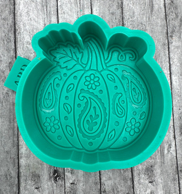 Pumpkin Paisley Freshie Silicone Mold
