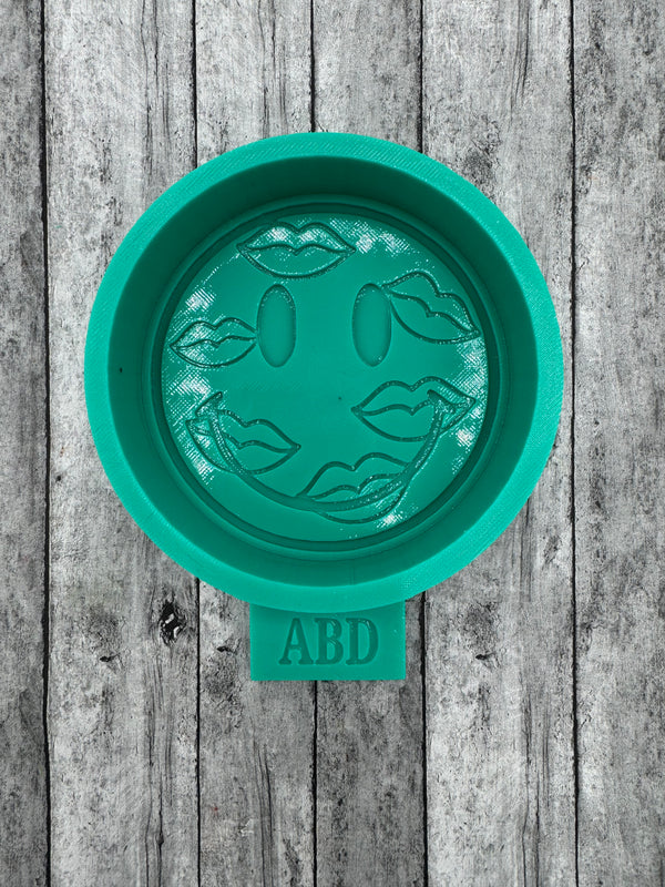 Lip Smiley Face Freshie Silicone Mold