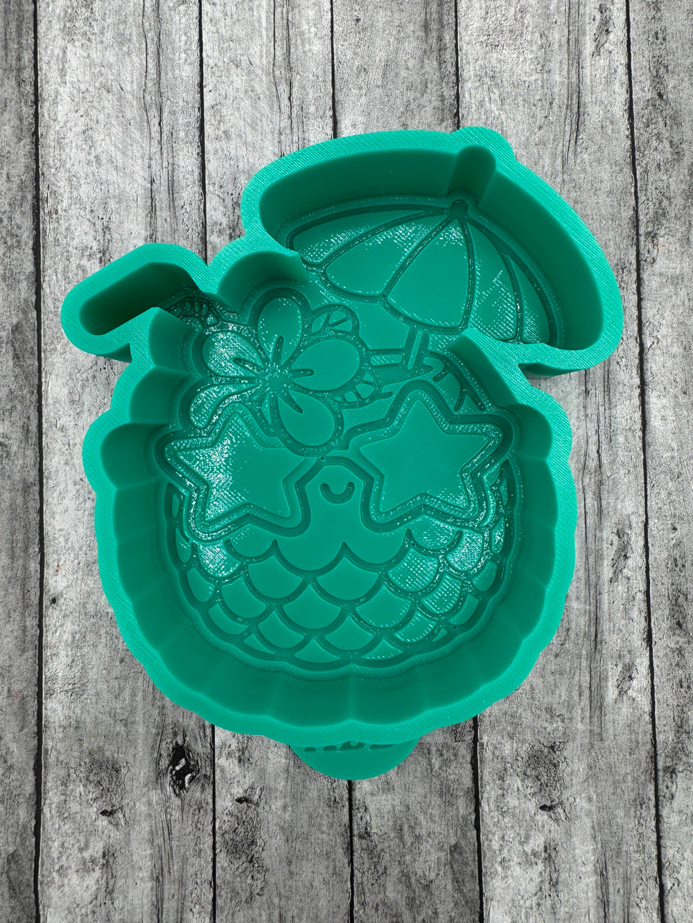Pineapple Face Drink Freshie Silicone Mold
