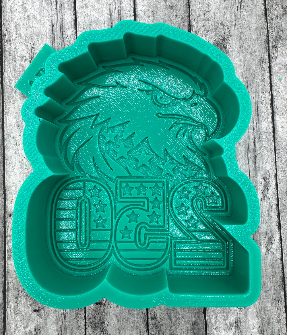 Eagle Head 250 Birthday Freshie Silicone Mold
