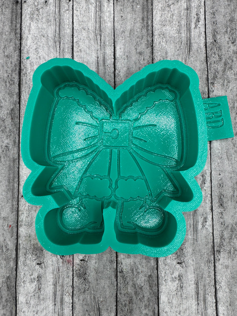 Santa Bow Freshie Silicone Mold