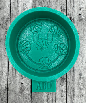 Seashell Smiley Face Freshie Silicone Mold