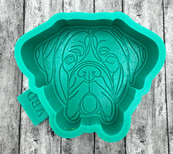 Cane Corso dog face head Freshie Silicone Mold