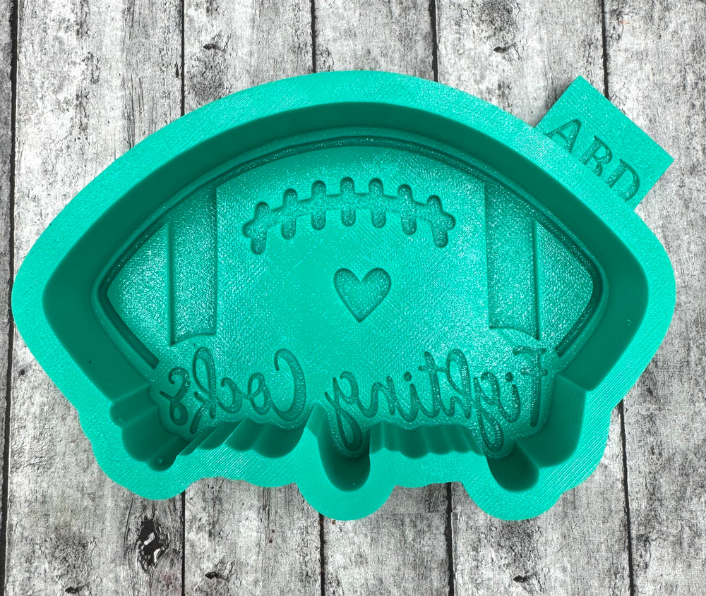 Fighting Cocks Football Freshie Silicone Mold