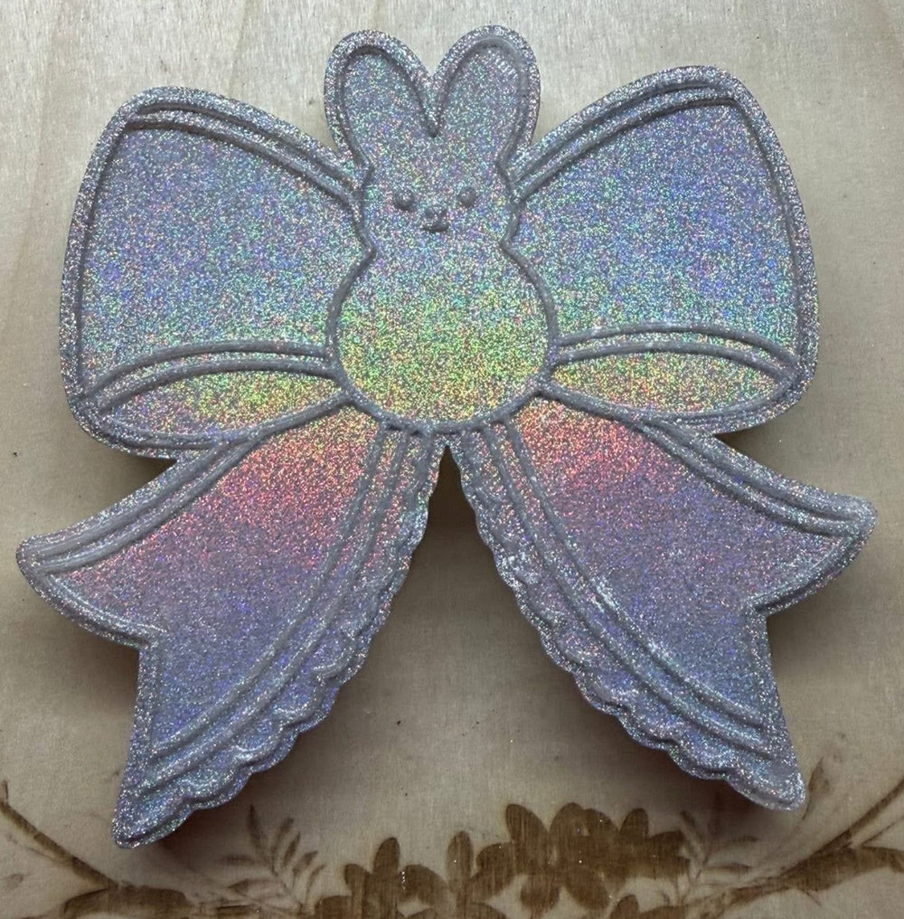 Peep Centered Bow  Freshie Silicone Mold