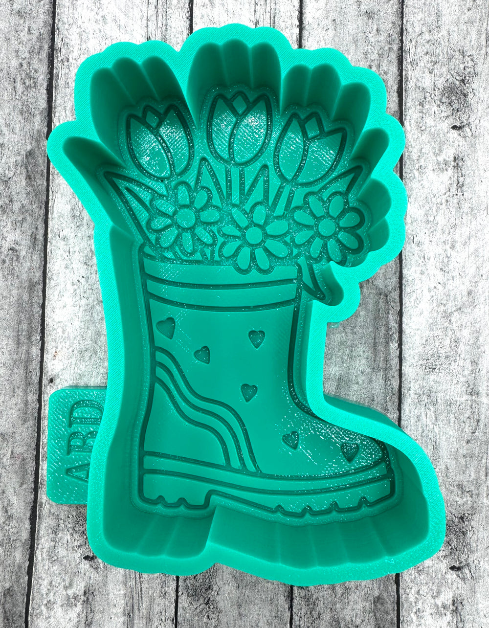 Rain Boots with Flowers Freshie Silicone Mold