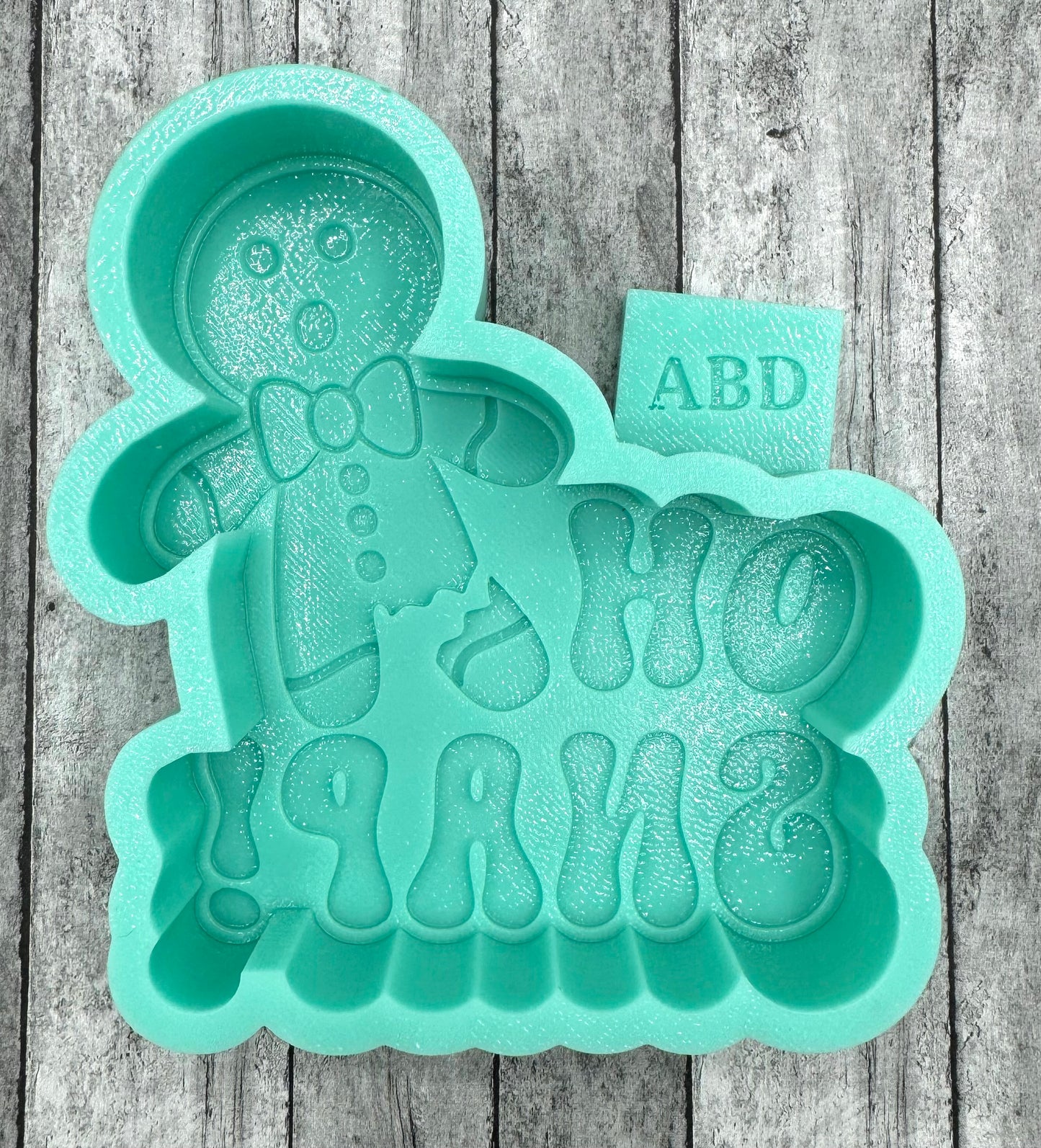 Oh Snap Gingerbread Man Freshie Silicone Mold