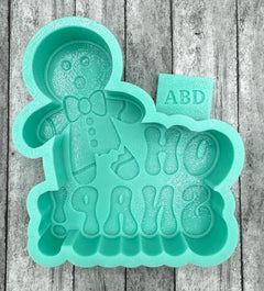 Oh Snap Gingerbread Man Freshie Silicone Mold