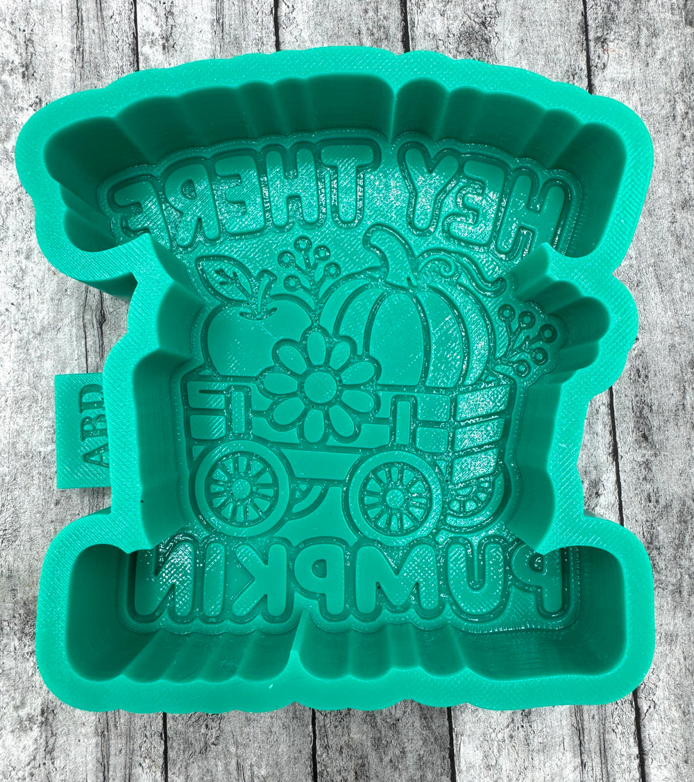 Hey There Pumpkin Fall Scene Freshie Silicone Mold